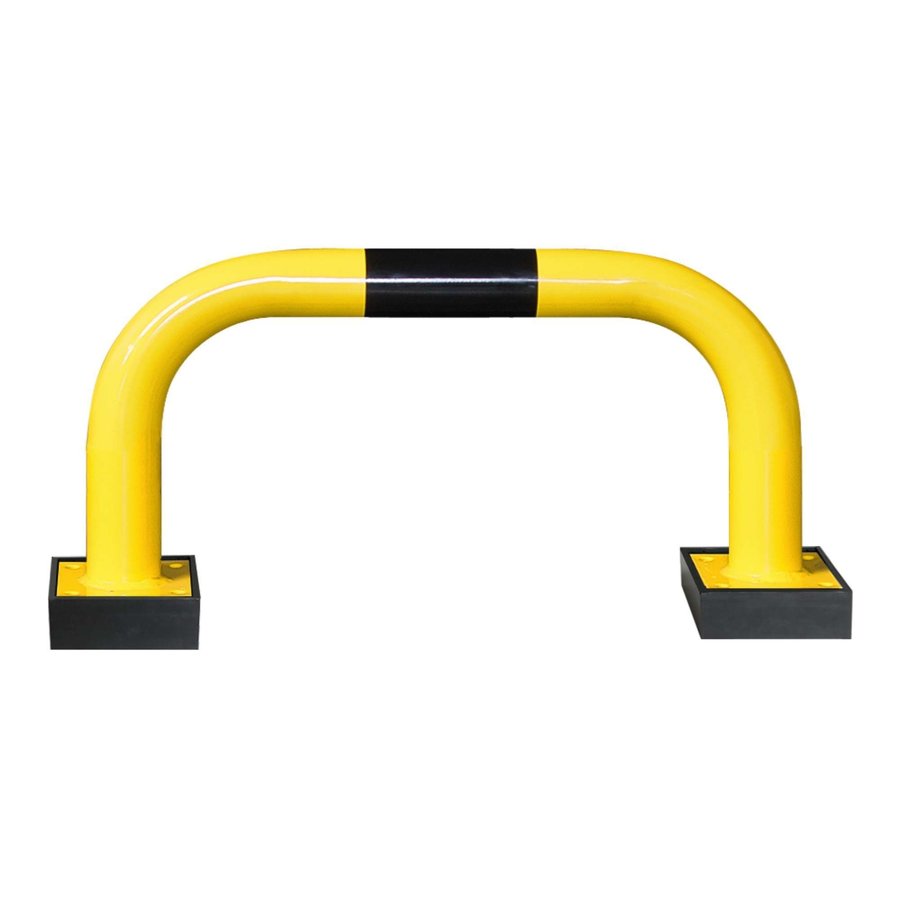 arceau de protection SWING 390 x 750 mm - thermolaqué - jaune/noir-1