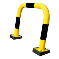 thumb-arceau de protection SWING 390 x 750 mm - galvanisé à chaud et thermolaqué - jaune/noir-5