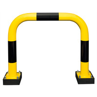 thumb-arceau de protection SWING 640 x 750 mm - galvanisé à chaud et thermolaqué - jaune/noir-4