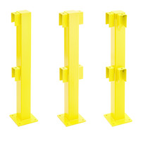 thumb-rambarde magasin XL-line - 1000 mm - poteau d'angle - thermolaqué - jaune-5