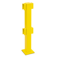 thumb-rambarde magasin XL-line - 1000 mm - poteau central - thermolaqué - jaune-1