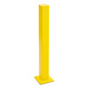 BLACK BULL magazijn railing XL - vrijstaande paal - 1000 mm - thermisch verzinkt en gepoedercoat - geel