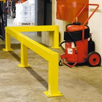 thumb-magazijn railing XL-Line - dwarsbalk 1000 mm - gepoedercoat - geel-6
