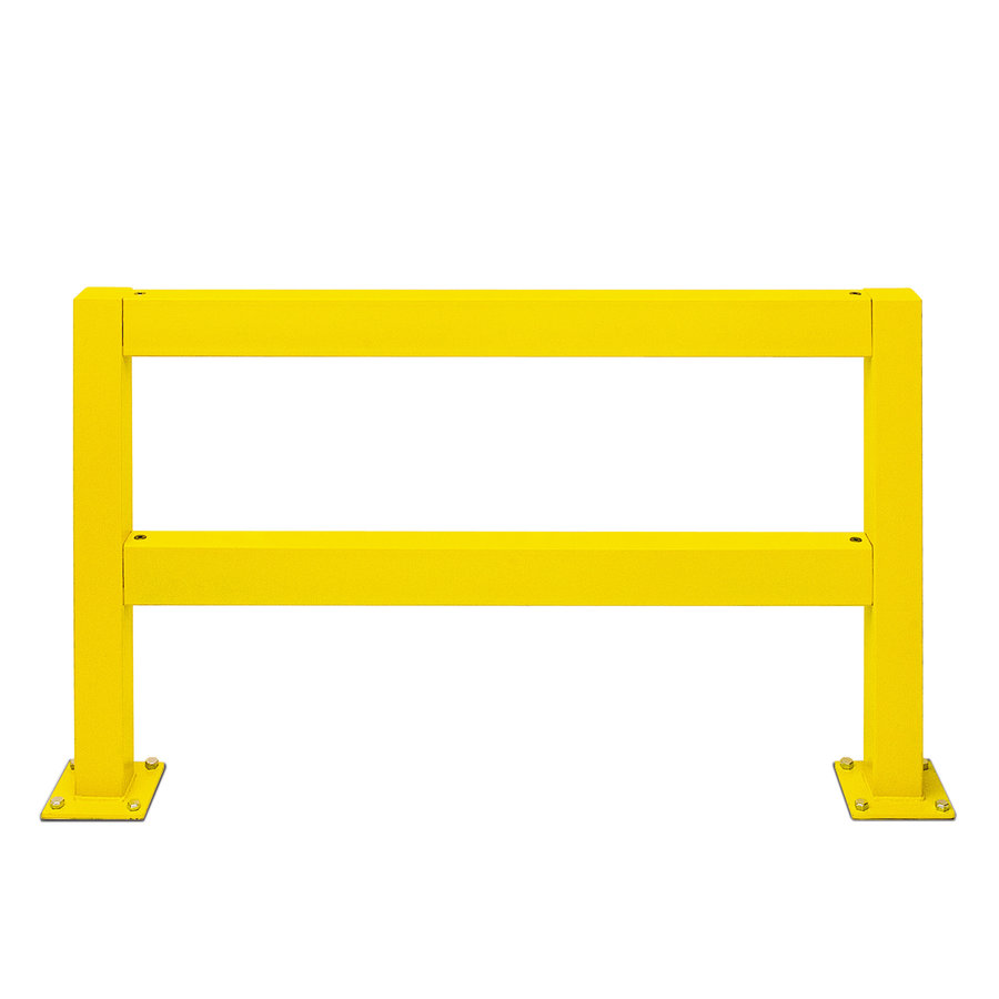 magazijn railing XL-Line - dwarsbalk 1200 mm - gepoedercoat - geel-2