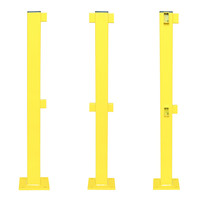 thumb-magazijn railing S-LINE - hoekpaal - thermisch verzinkt en gepoedercoat - geel-2