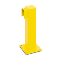 thumb-magazijn railing XL-Line - 500 mm - begin/eindpaal - thermisch verzinkt en gepoedercoat - geel-1