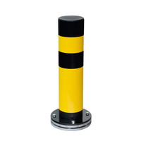 thumb-poteau de protection SWING ROTA - Ø159 x 700 mm - thermolaqué  - jaune/noir-1