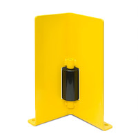 thumb-protecteur d'angle avec rouleau de guidage - 400 x 160 mm - noir/jaune-3