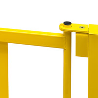thumb-manuele deur voor XL-Line magazijn railing - gepoedercoat - geel-1