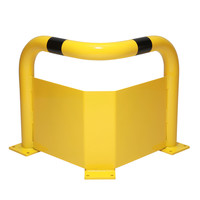 thumb-arceau de protection d'angle anti-encastrement - 600 x 600 x 600 - thermolaqué - jaune/noir-1