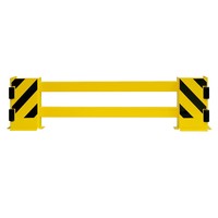 thumb-protecteur de rayonnage et angles avec rouleaux de guidage (B) - 2300/2700 x 500 x 190 mm - noir/jaune-4