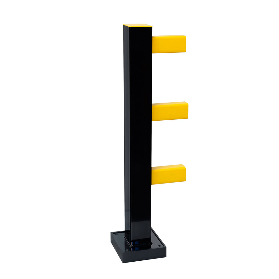 barrière de protection HYBRID - flexible - 1040 x 1100 mm - noir/jaune-3