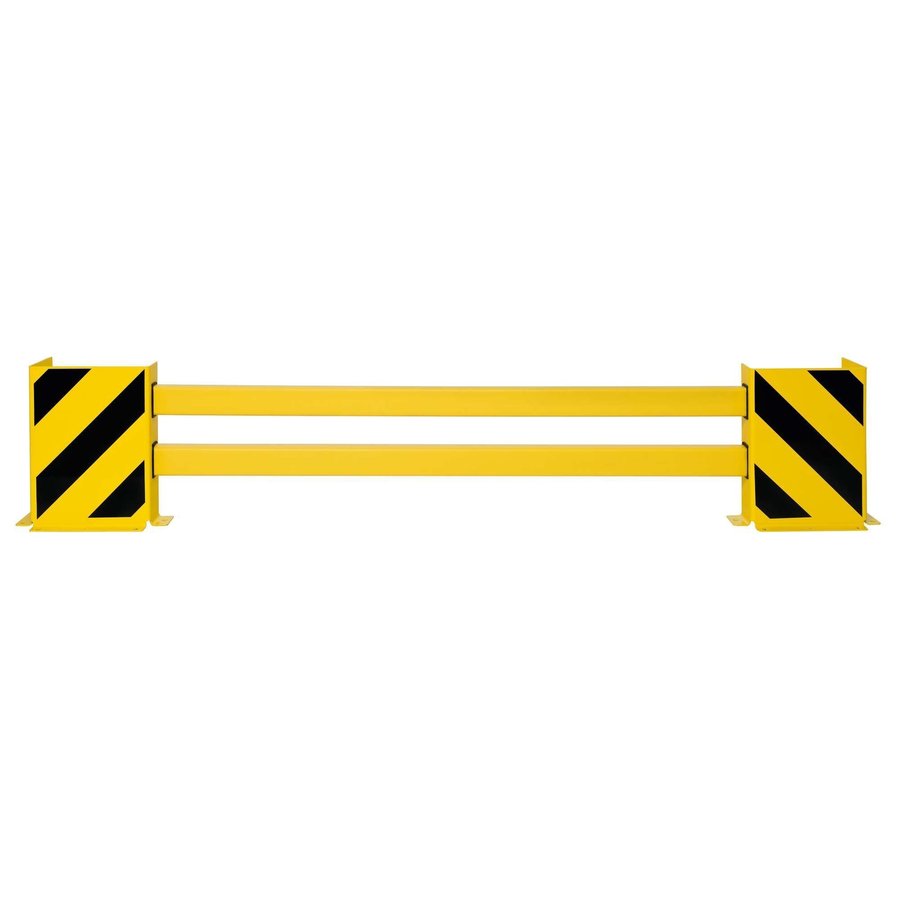 protecteur de rayonnage et angles (B) - 2300/2700 x 500 x 190 mm - noir/jaune-2