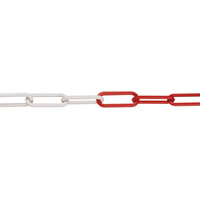thumb-M-DEKO chaîne en nylon - Ø 6 mm - 50 m - rouge/blanc-1