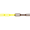 M-DEKO nylon ketting - Ø 6 mm - 50 m - geel/zwart