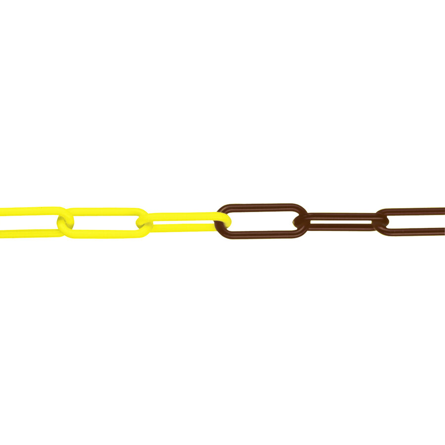 M-DEKO chaîne en nylon - Ø 6 mm - 50 m - jaune/noir-1