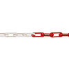 MNK chaîne de qualité en nylon - Ø 6 mm - 25 m - rouge/blanc