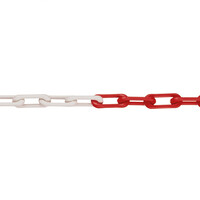 thumb-MNK chaîne de qualité en nylon - Ø 6 mm - 25 m - rouge/blanc-1