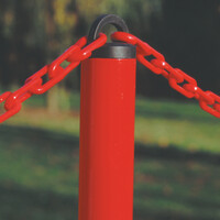 thumb-MNK nylon kwaliteitsketting - Ø 6 mm - 25 m - rood/wit-2