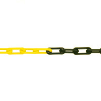 MNK chaîne de qualité en nylon - Ø 6 mm - 50 m - jaune/noir