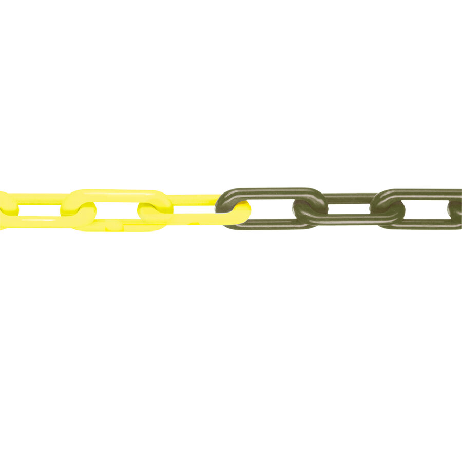 MNK nylon kwaliteitsketting - Ø 8 mm - 25 m - geel/zwart-1