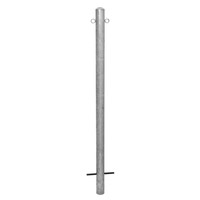 thumb-MORION vaste afzetpaal Ø 60 mm om in te betonneren - twee kettingogen - thermisch verzinkt-1