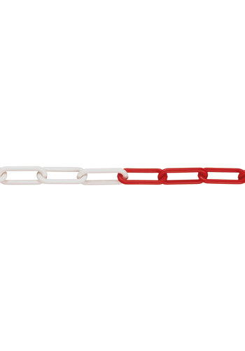 M-POLY chaîne polyéthylène - Ø 6 mm - 10 m - rouge/blanc 