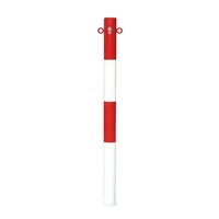 thumb-PARAT-A uitneembare afzetpaal - Ø 76 mm - twee kettingogen - rood/wit-1