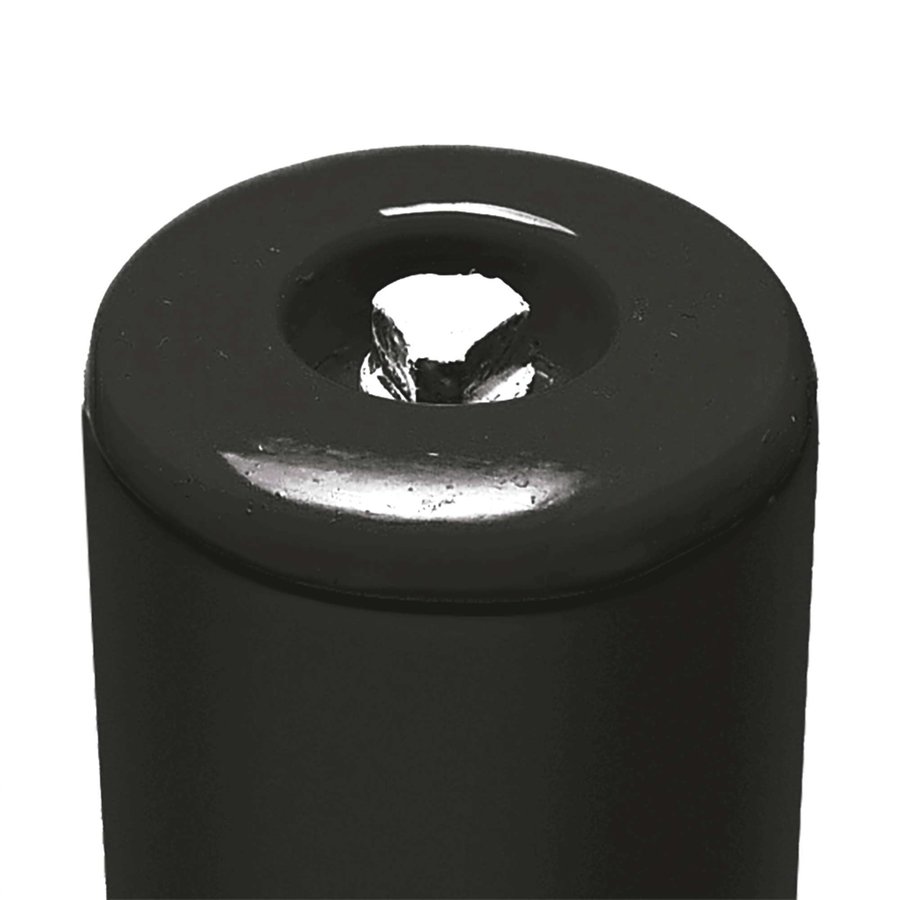 PARAT-B poteau de délimitation amovible sur platine - Ø 60 mm - sans anneaux de chaîne - jaune/noir-4