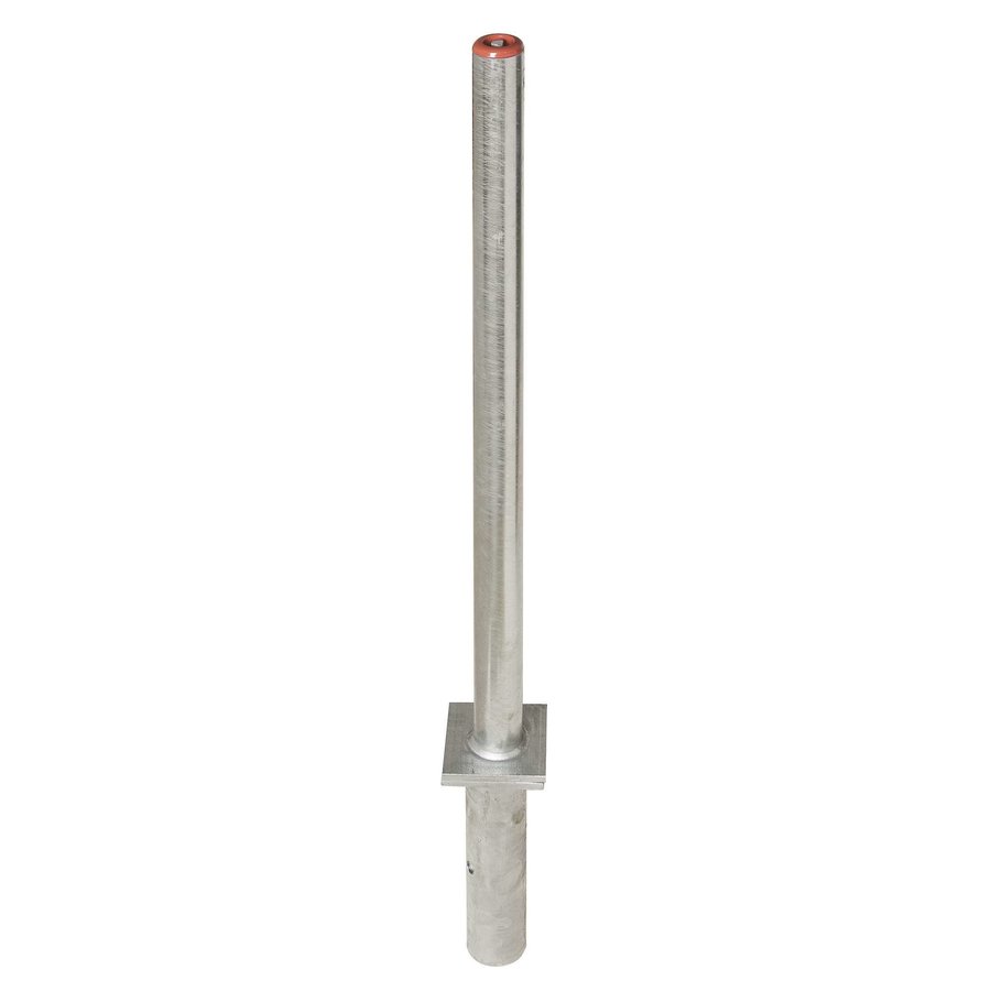 PARAT-B uitneembare afzetpaal om in te betonneren - Ø 60 mm - geen kettingogen - thermisch verzinkt-1