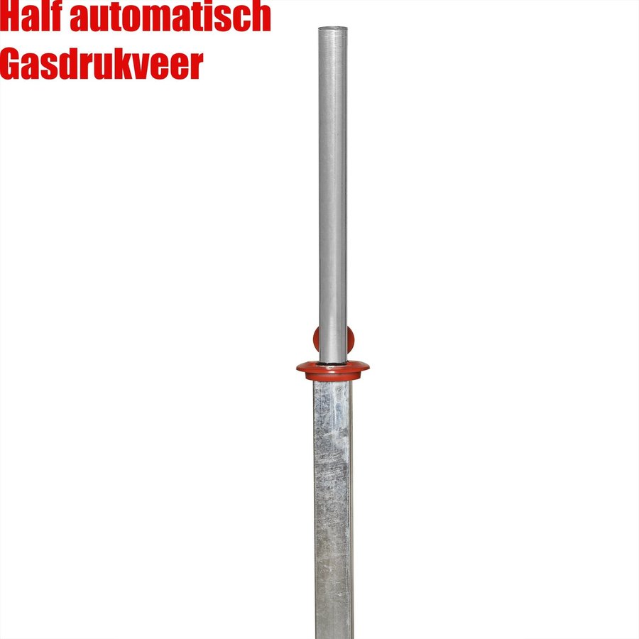 Poteau de délimitation escamotable PARA-Lift - semi-automatique - galvanisé à chaud-1