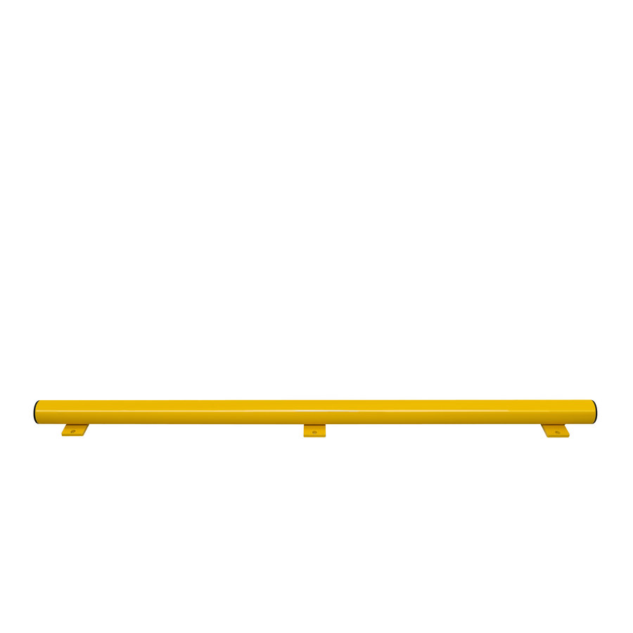 magazijn railing HYBRID - onderrijbeveiliging - 1750 mm - thermisch verzinkt en gepoedercoat - geel-1