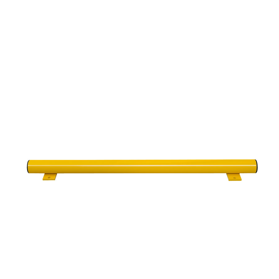 magazijn railing HYBRID - onderrijbeveiliging - 1250 mm - thermisch verzinkt en gepoedercoat - geel-1