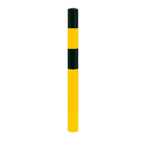 poteau de protection Ø 90mm (S) à bétonner - jaune/noir 