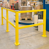 thumb-magazijn railing S-LINE - dwarsbalken - thermisch verzinkt en gepoedercoat - geel-3