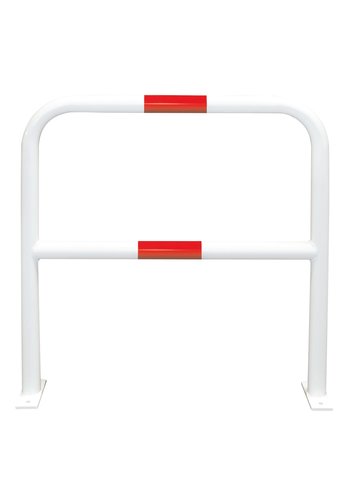 arceau Ø60 mm-1000x1000-platines-thermolaqué-blanc/rouge 