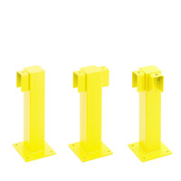 thumb-magazijn railing XL-Line - 500 mm - begin/eindpaal - gepoedercoat - geel-4