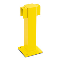 thumb-rambarde magasin XL-line - 500 mm - poteau central - thermolaqué - jaune-1