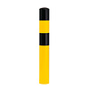 BLACK BULL poteau de protection Ø 159mm (L) à bétonner - galvanisé à chaud et thermolaqué - jaune/noir