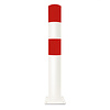 rampaal Ø 159mm (L) op voetplaat - wit/rood