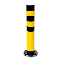 thumb-poteau de protection SWING ROTA - Ø159 x 1000 mm - thermolaqué - jaune/noir-1