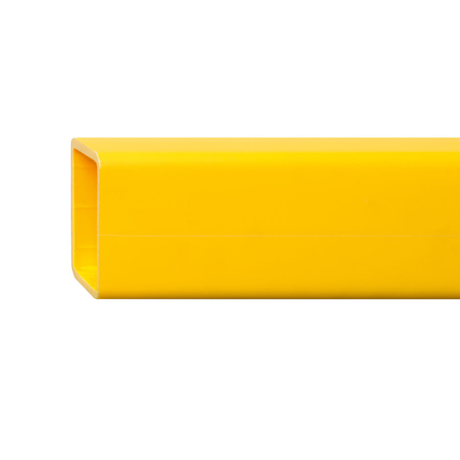 Barrière et glissière pour entrepôt HYBRID - traverse - 200 cm - jaune-1