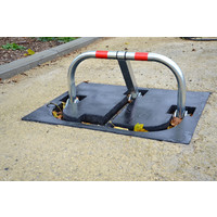 thumb-Parkeerbeugel Stopblock op verzinkbare basis-6