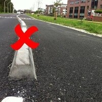 thumb-Séparateur pour piste cyclable - noir/blanc-6