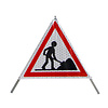 Signalisation 'TRIPAN' - panneau A31 - TRAVAUX - pliable