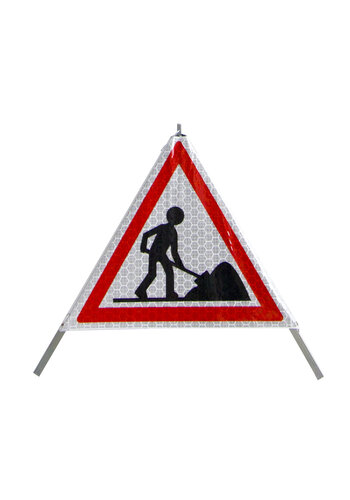 Signalisation 'TRIPAN' - panneau A31 - TRAVAUX - pliable 