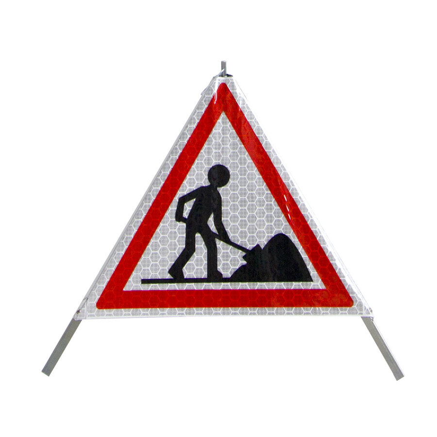 Signalisation 'TRIPAN' - panneau A31 - TRAVAUX - pliable-1