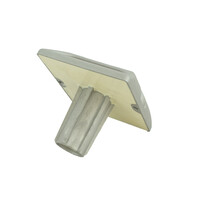 thumb-Wegdekreflector met knipperend  LED licht op zonne energie ROOD/WIT (Incl. € 0.073 BEBAT)-2