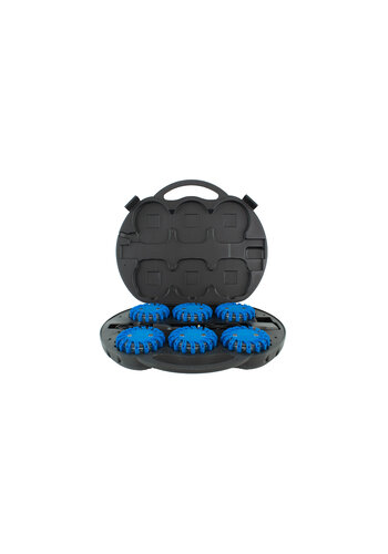 Coffre avec 6 rotorlights LED bleu ( BEBAT incl.) 