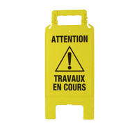 thumb-Chevalet de signalisation "Travaux en cours"-3